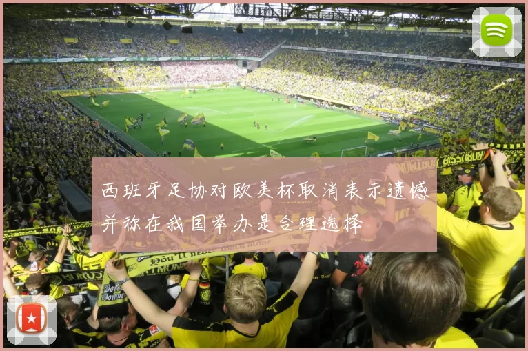 西班牙足协对欧美杯取消表示遗憾并称在我国举办是合理选择