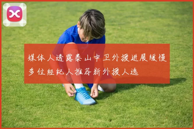 媒体人透露泰山中卫外援进展缓慢多位经纪人推荐新外援人选